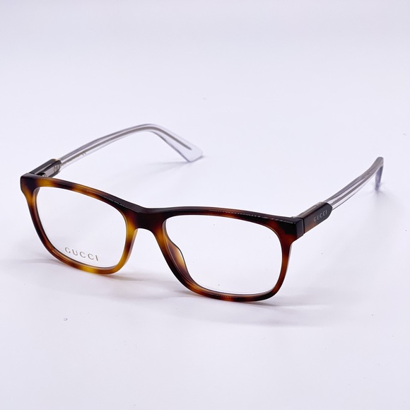 NEW GUCCI GG0490O 003 EYEGLASSES GUCCI GG04900 HAVANA CLEAR - Picture 3 of 11